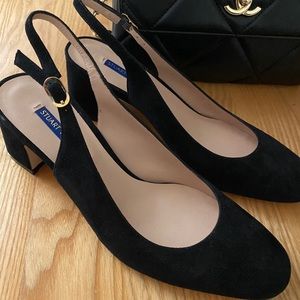 Stuart Weitzman sling back block heel in size 8